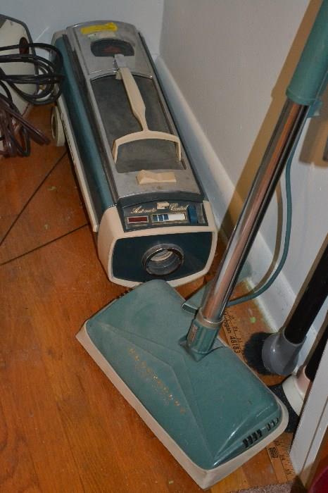 Vintage aqua Electrolux Vacuum with attachments