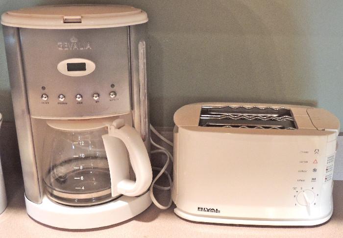 Kitchen small appliances-toaster, coffee makers, electric can openers, more.