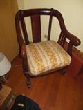 Vintage Mahogany Women's Rocking chair