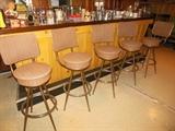 Mid Century Swivel Bar Stools (5)