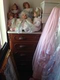 more dressers and dolls