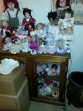dolls and cabinets