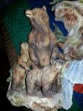 hand carved bear