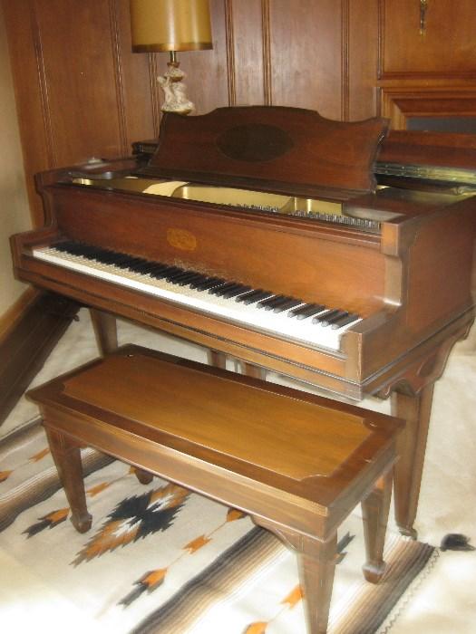 George Steck Baby Grand Piano