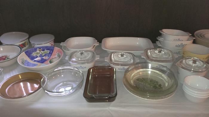 pyrex and bakeware