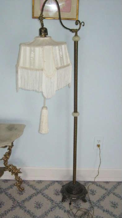 FLOOR LAMP WITH CUSTOM SHADE