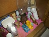 part of the minature shoe collection along with water from the Dead Sea and other Bibical areas.