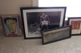 Ali sports print signed photo