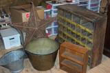 Primitive shelfs and buckets