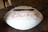 Signed foot ball Paul Bear Bryant