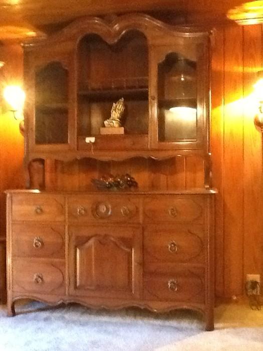 Solid knotty cherry cupboard 