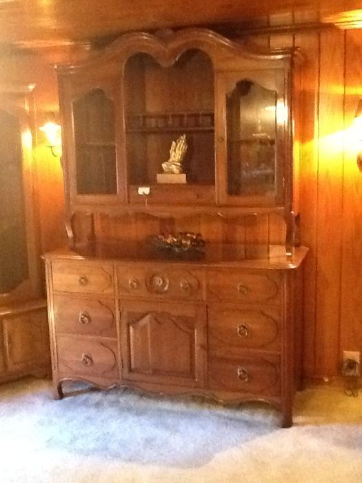 Solid knotty cherry cupboard