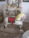 VINTAGE CAROUSEL ROCKING HORSE