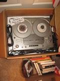 TANBERG REEL TO REEL STEREO WITH RECORDED REELS