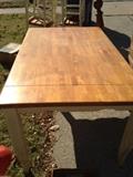 Broyhill butcher block table w/4 chairs