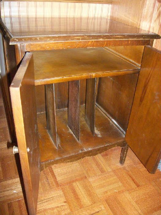 Old Record Cabinet