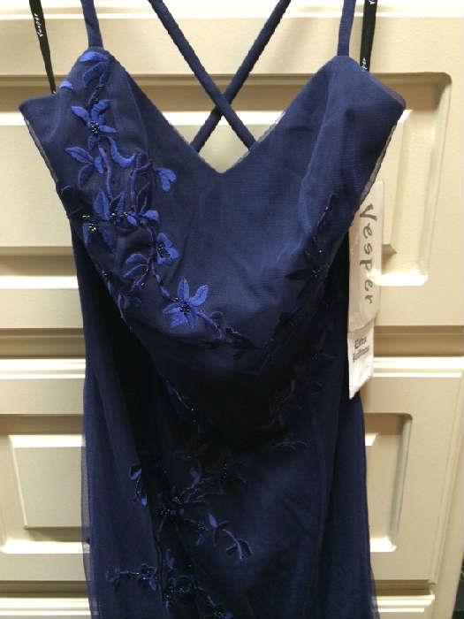 Vesper Dress - Navy Blue ( NEW )