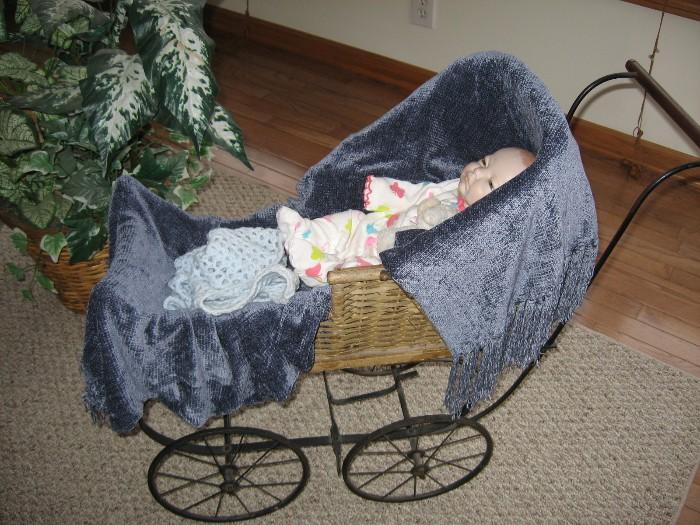 Whitney Reed Antique Doll Buggy