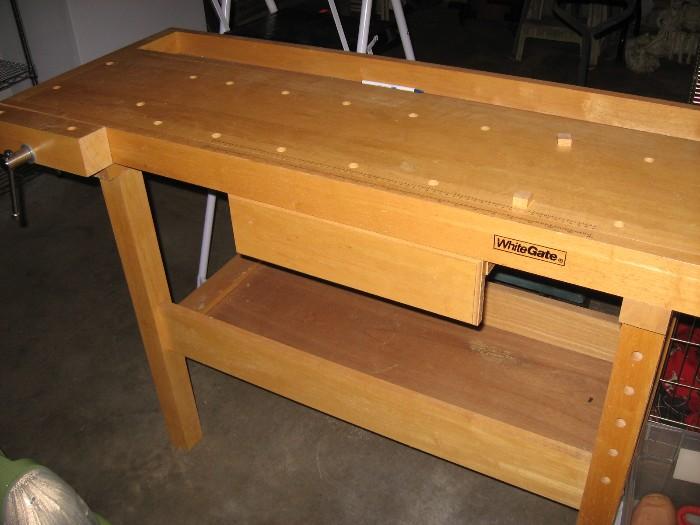 WhiteGate Work Bench with vise