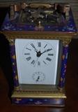 Cloisonne Carriage Clock