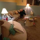 Family Room Furniture, Two Coffee Tables, Several Lamps