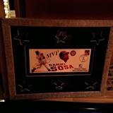 Sammy Sosa Collector's First Day Cover in Frame