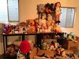 Hundred's of Stuffed Animals