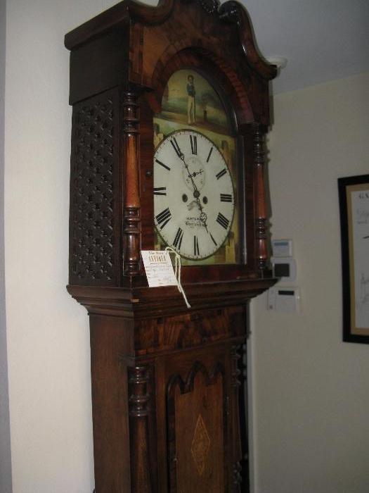 Tall Floor Clock Circa 1850