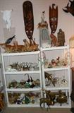 Animal Figurines; Brass; African Masks