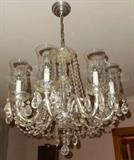 Vintage Glass Chandelier