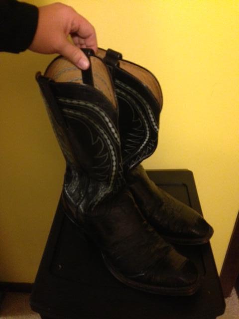 Size 10 Ostrich Cowboy Boots