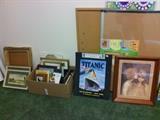pictures, frames, peg boards