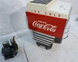Lot 72  -  Vintage Coca Cola Fountain Soda Machine.  3 Dispenser.  -- Dimensions:  H: 30 inches: W: 25.5 inches: D: 18 inches --- 