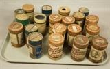 Lot 185  -  20 Edison Cylinder Records.  Most with original covers.  Some blue.-- Dimensions:   --- 
