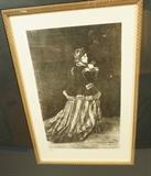 Lot 191  -  Claude Monet Offset Lithograph on Japon Paper.  37/100.  Les Editions Bernheim-Jeune.-- Dimensions:  Image Size: H: 12.5 inches: W: 8.5 inches --- 