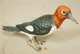 Lot 212  -  Austrian Bronze Woodpecker Sculpture Bright Paint From an estate where these were always kept under glass. Cold Painted-- Dimensions:  H: 3 inches: W: 5 inches: D: 1.5 inches --- 