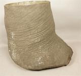 Lot 208  -  Elephant Foot Form Umbrella Stand.  Taxidermy.-- Dimensions:  H: 18 inches: W: 18 inches: D: 21 inches ---  <br><br>US Shipping charge:</b>  $50