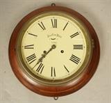 Lot 222  -  Lever Time Piece 8 Day Wall Clock.  Jerome & Co.  New Haven Connecticut. -- Dimensions:  H: 12.25 inches: W: 3 inches ---  <br><br>US Shipping charge:</b>  $35