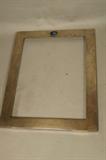 Lot 235  -  Antique sterling large picture frame with lapis. The Berry and Whitmore company. No 2780AA-- Dimensions:  H: 15.25 inches: W: 12.25 inches ---  <br><br>US Shipping charge:</b>  $20