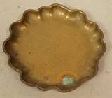 Lot 243  -  Tiffany studios New York scalloped bronze dish. No. 1734. Marked. -- Dimensions:  H: 4 inches: W: 4.25 inches ---  <br><br>US Shipping charge:</b>  $9