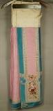 Lot 314  -  Vintage Chinese Silk Embroidered Skirt. 2 skirt panels. Pale pink lavender background. Exquisitely detailed embroidery of birds and fowl. Turquoise blue trim with embroidery. -- Dimensions:   ---  <br><br>US Shipping charge:</b>  $20