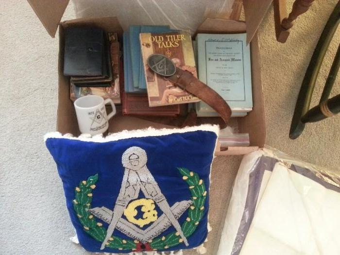 Freemason-Masonic lodge items from NJ/1960's