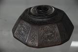 Tiffany bronze inkwell 