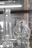 Baccarat and Saint Louis crystal vases