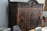 Carved renaissance style cupboard