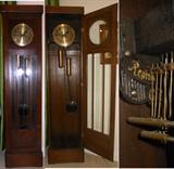 Very Nice Arts and Crafts Gustav Becker Tall Clock, Regina Gong in Good Running Order