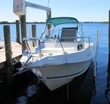 24ft. 2000 Aquasport Model 225 Explorer with Evinrude Outboard Motor