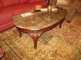 marble top coffee table