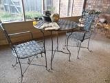 metal patio set 