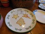 Cookies for Santa plate